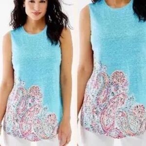 J.Jill Love Linen Paisley Tank